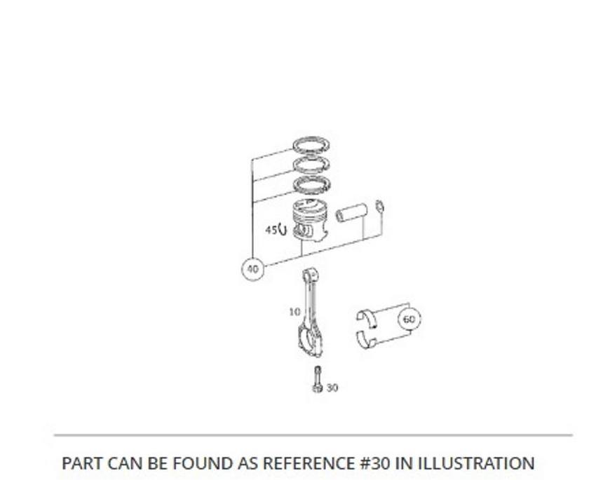 Mercedes Engine Connecting Rod Bolt 2710380071